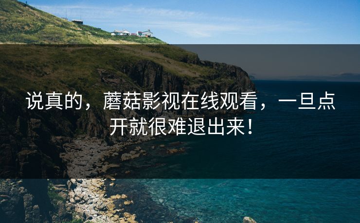 说真的，蘑菇影视在线观看，一旦点开就很难退出来！  第1张