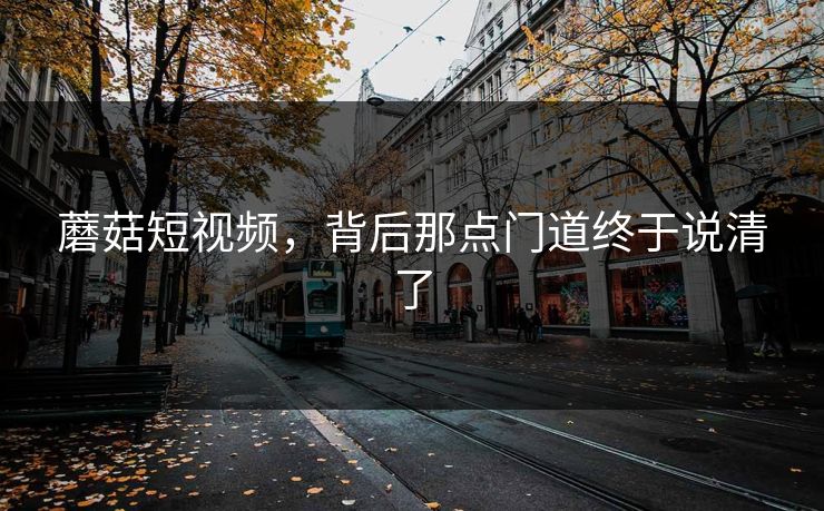 蘑菇短视频，背后那点门道终于说清了  第1张