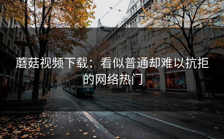 蘑菇视频下载：看似普通却难以抗拒的网络热门  第1张