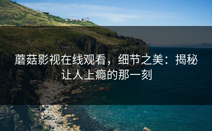 蘑菇影视在线观看,细节之美:揭秘让人上瘾的那一刻 第1张 蘑菇影视在线观看,细节之美:揭秘让人上瘾的那一刻 第1张